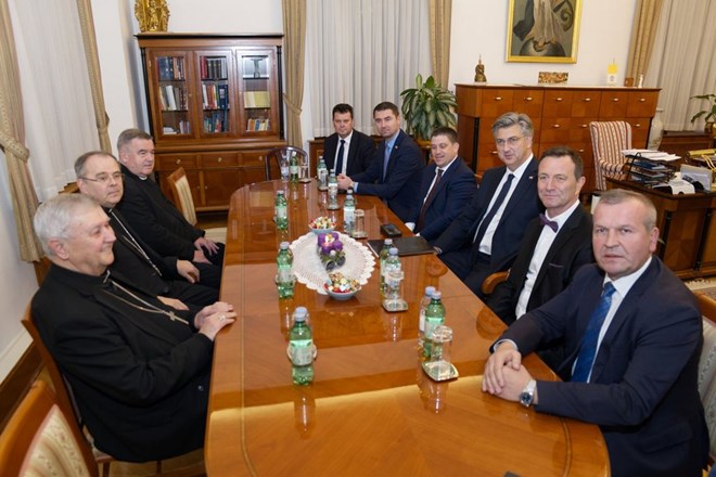 Biskup Bože Radoš primio predsjednika Vlade Andreja Plenkovića